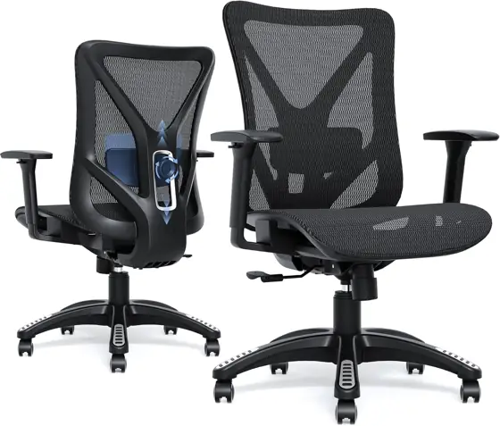 Ergonomic Mesh Office Chair with… — Photo 1