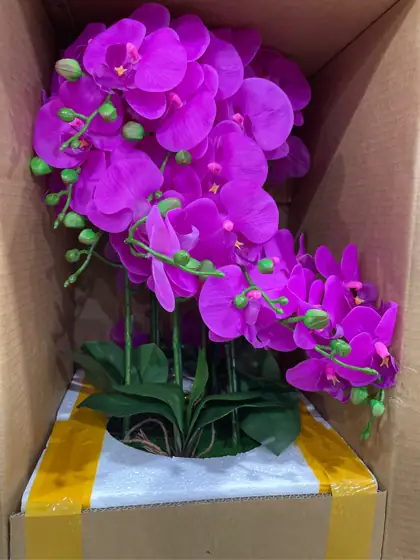 Orchids Artificial Flowers in Large… — Photo 4
