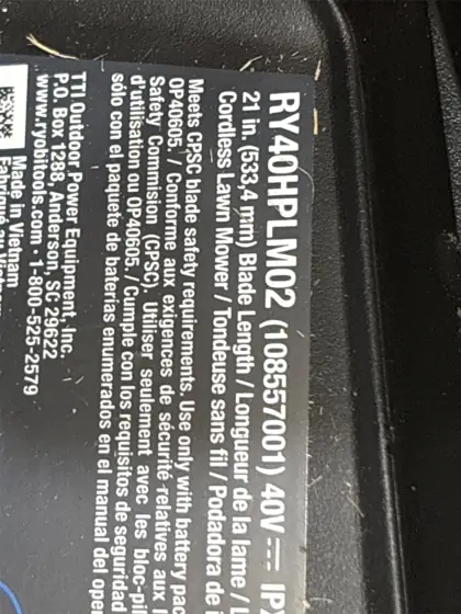 RYOBI 40V HP Brushless 21… — Photo 6