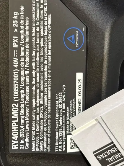 RYOBI 40V HP Brushless 21… — Photo 6