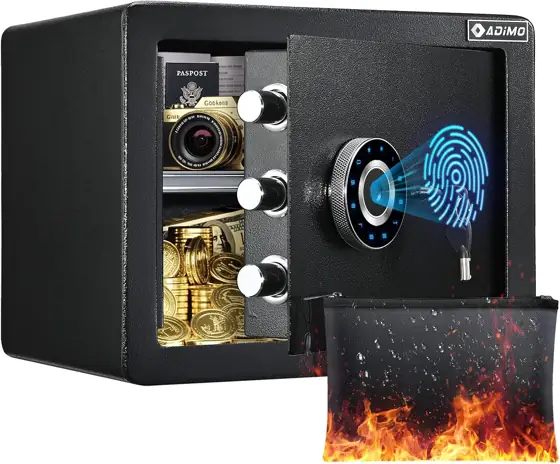 ADIMO Biometric Safe Box, 1.2… — Photo 1
