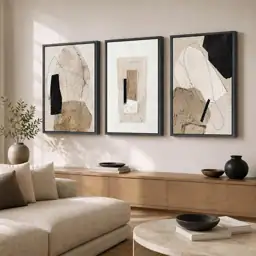 Ardakar Large Framed Neutral Boho… — Photo 1