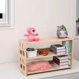 Montessori Bookshelf Toy Shelf for… — Photo 2