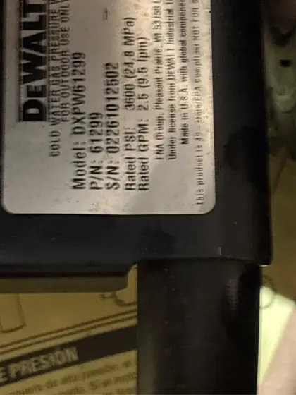 DEWALT 3600 PSI 2.5 GPM… — Photo 8