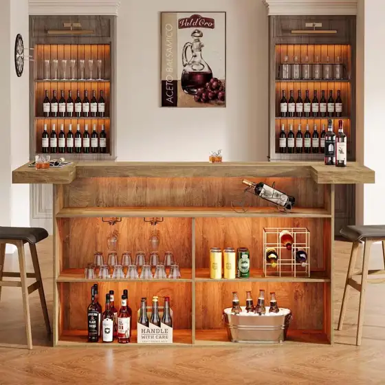 Kearsten 43.5 in. Wooden Bar… — Photo 1