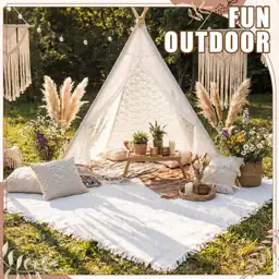 Beeveer Teepee Tent 47x51, Boho… — Photo 2