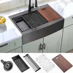33 in Drop-In Farmhouse Sink,… — Photo 1