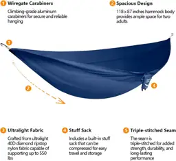 anymaka Portable Aluminum Hammock Stand… — Photo 2