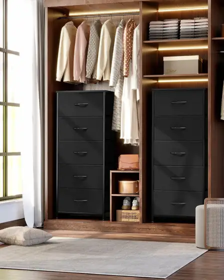 Tall Dresser Vertical Fabric Storage… — Photo 2