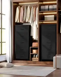 Tall Dresser Vertical Fabric Storage… — Photo 2