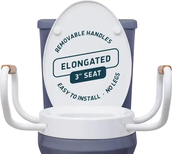 Lunderg Solva Raised Toilet Seat… — Photo 1