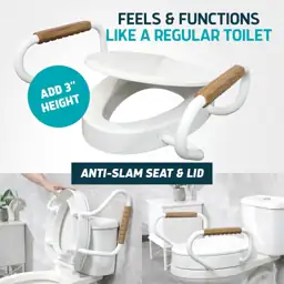 Lunderg Solva Raised Toilet Seat… — Photo 2