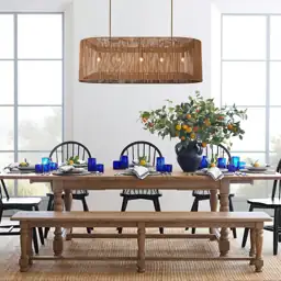 42.5" Boho Chandelier, Farmhouse Hand… — Photo 2