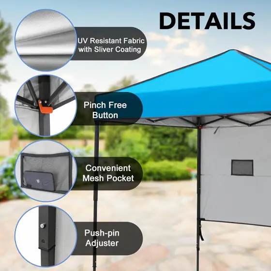 6x4 Pop Up Canopy Tent,… — Photo 2