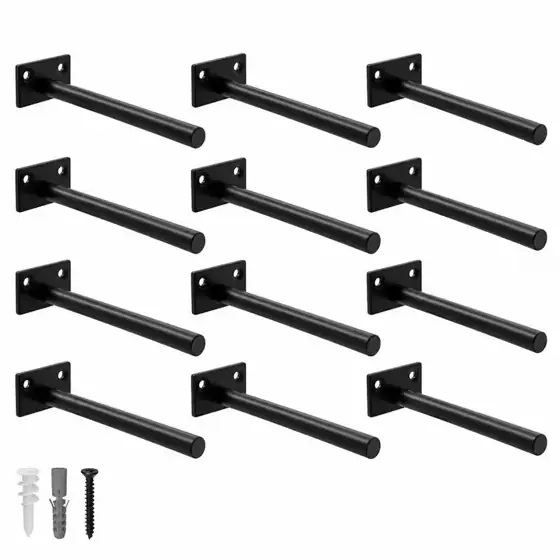 12-Pack 8-in L Black Floating… — Photo 1