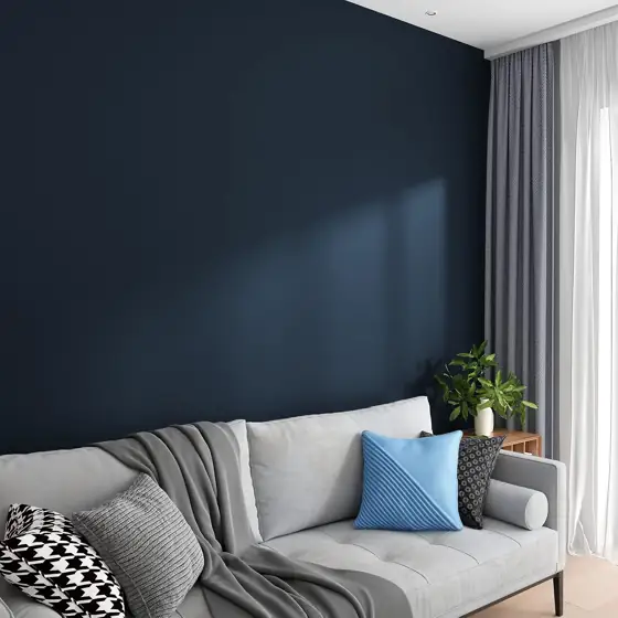 VaryPaper Navy Blue Peel-and-Stick Wallpaper… — Photo 2