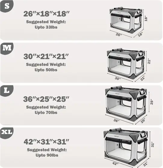 Collapsible Dog Crate 36-Inch with… — Photo 2