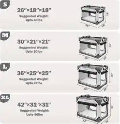 Collapsible Dog Crate 36-Inch with… — Photo 2