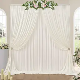 Ivory Wrinkle-Free Backdrop, 10x10 ft… — Photo 1