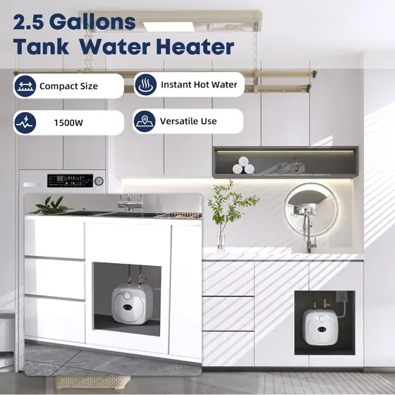 YALICE Electric Tank Water Heater,… — Photo 2
