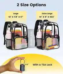 Vorspack Heavy Duty Clear Backpack… — Photo 2