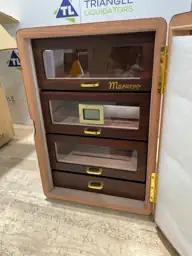 200-Count Ebony Cigar Humidor Cabinet… — Photo 5