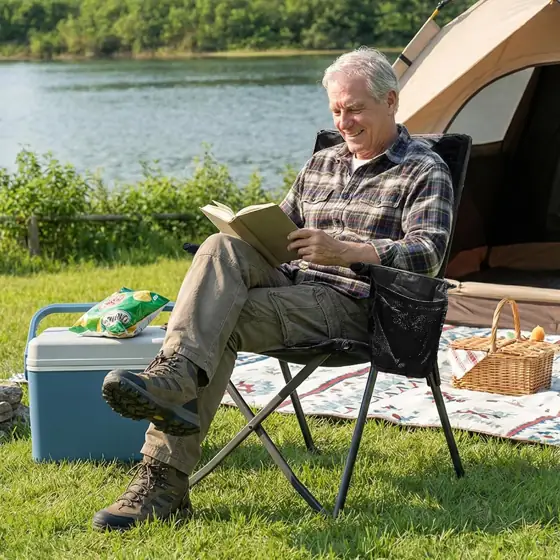 EVER ADVANCED Reclining Camping Chairs… — Photo 2