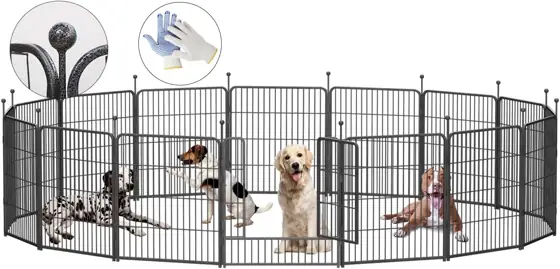 Dog Playpen 16 Panels, 32"… — Photo 1