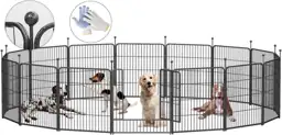 Dog Playpen 16 Panels, 32"… — Photo 1