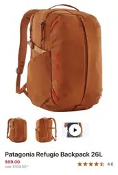 Patagonia Refugio Backpack 26L — Photo 1