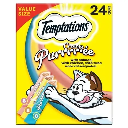 Temptations Creamy Puree Chicken, Salmon… — Photo 1