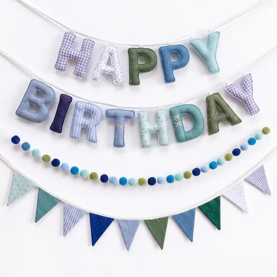 3 Pcs Pre-strung Fabric Happy… — Photo 1