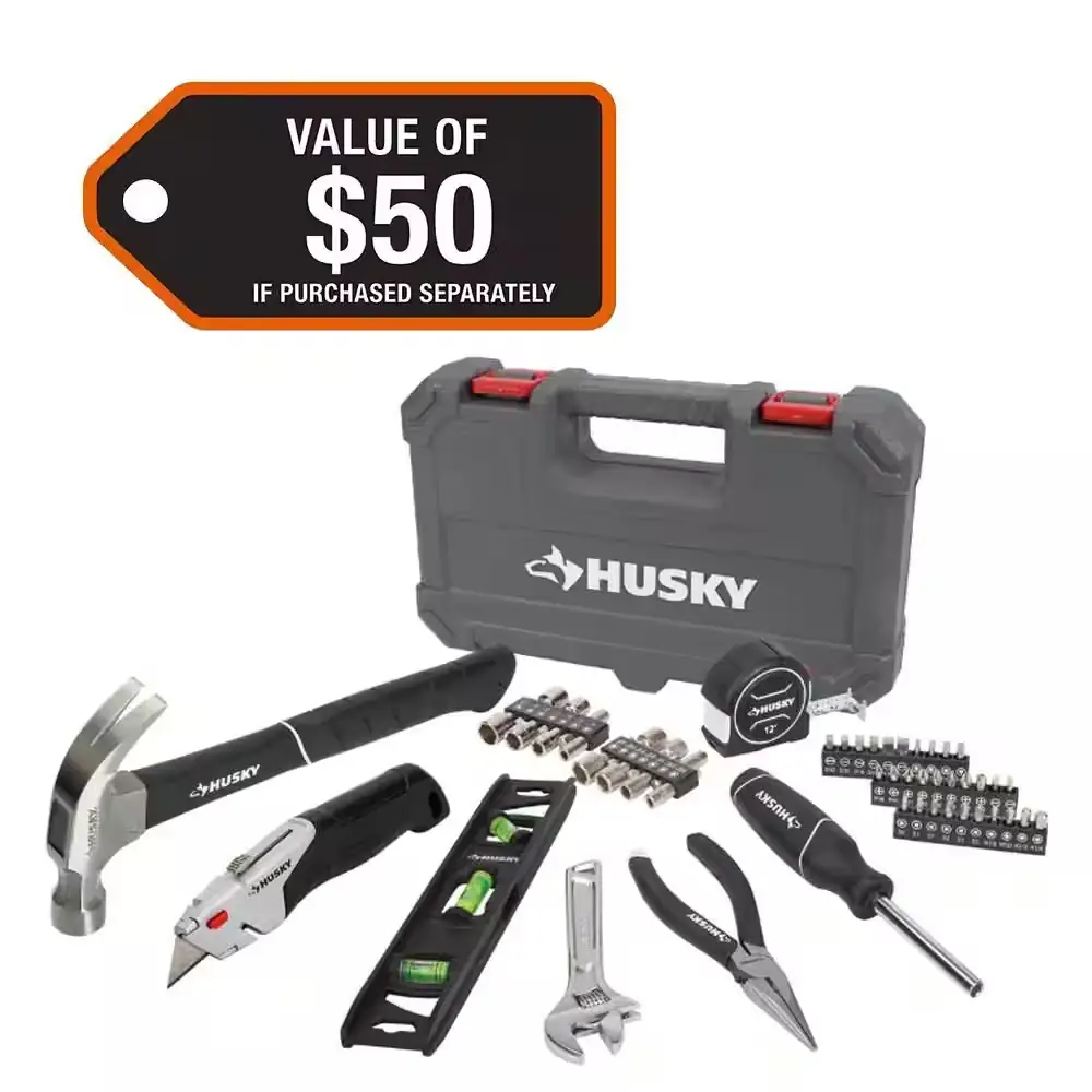 Husky 52-Piece Homeowner's Tool Kit — Photo 1