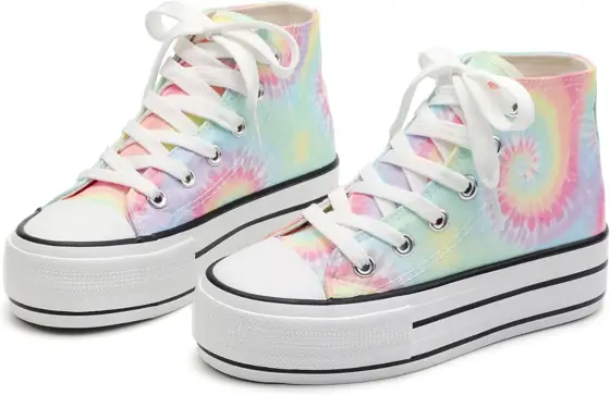 ANTLULU Girls' Platform Canvas Shoes:… — Photo 1