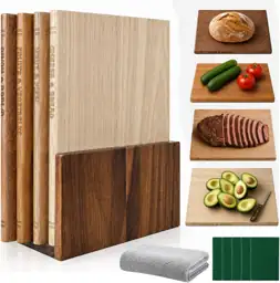 4 Pcs Book Cutting Board… — Photo 1