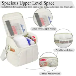 FCQQYWZ Nail Polish Organizer with… — Photo 2