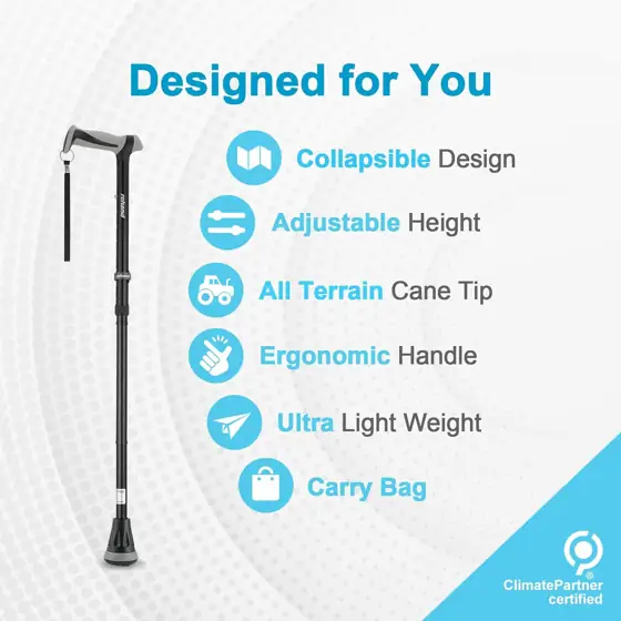 REHAND Folding Walking Cane -… — Photo 2