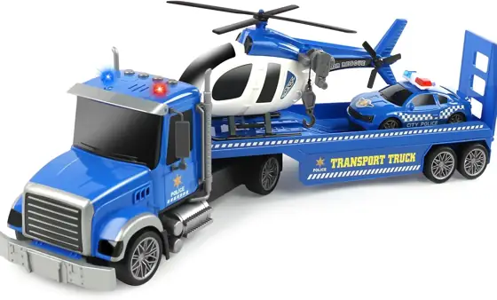 Dwi Dowellin 27" Friction-Powered Police… — Photo 1