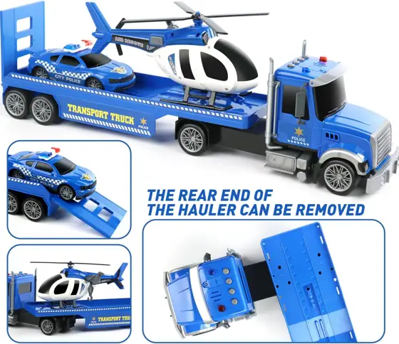 Dwi Dowellin 27" Friction-Powered Police… — Photo 2