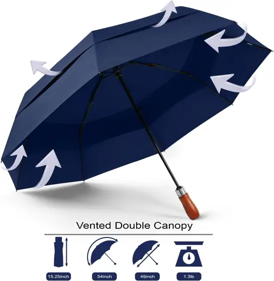 Windproof Golf Umbrella Large 54… — Photo 2