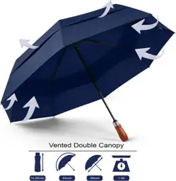 Windproof Golf Umbrella Large 54… — Photo 2
