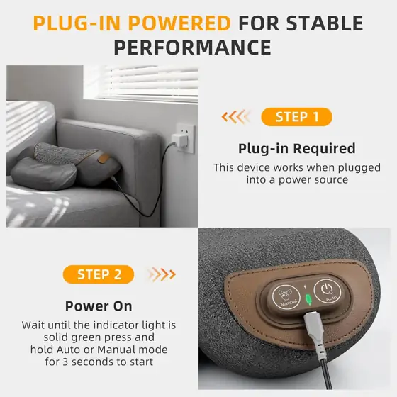 3-in-1 Neck Massager Pillow with… — Photo 2
