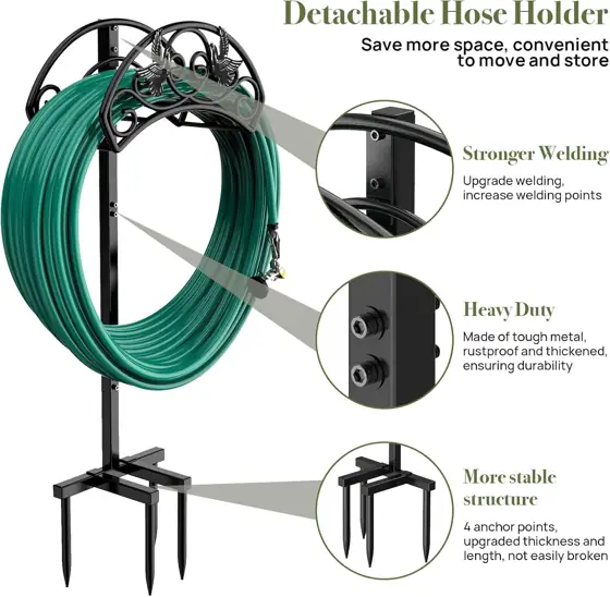 Winpull Garden Hose Holder, Detachable… — Photo 2