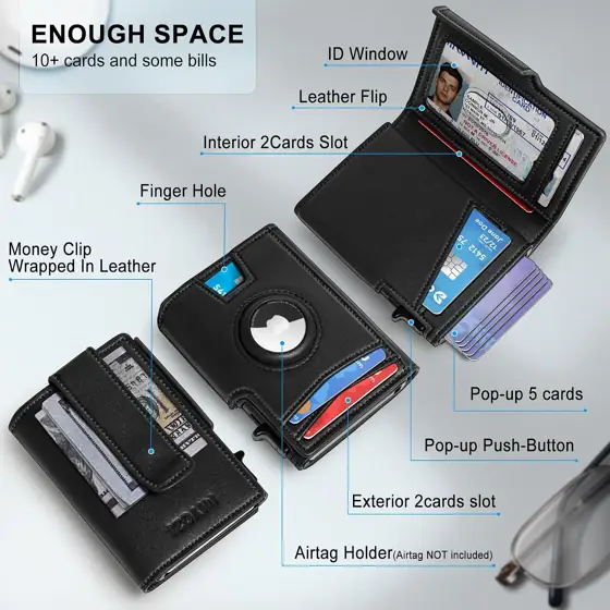 miyozi Airtag Wallet for Men… — Photo 2