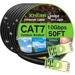 XXONE Outdoor Cat7 Ethernet Cable… — Photo 1