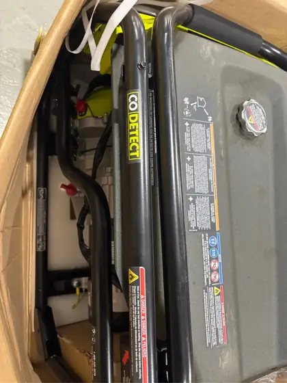 RYOBI 6,500-Watt Gasoline Powered Portable… — Photo 5