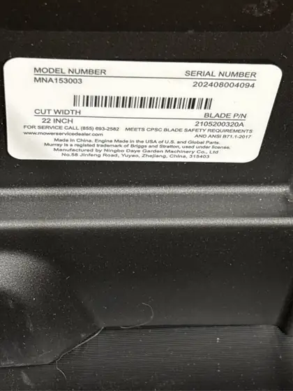 Murray 22 in. 140 cc… — Photo 4