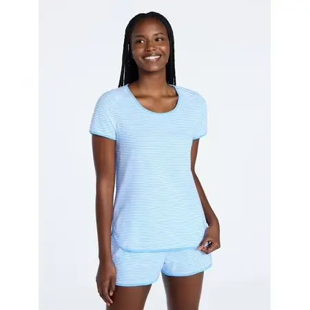 Joyspun Women's Lightweight Short Sleeve… — Photo 1