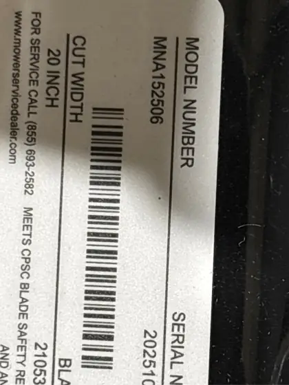 20 in. 125 cc Briggs… — Photo 4