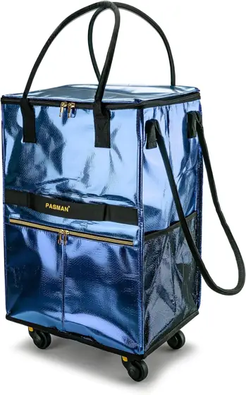 PASMAN Reusable Foldable Rolling Grocery… — Photo 1